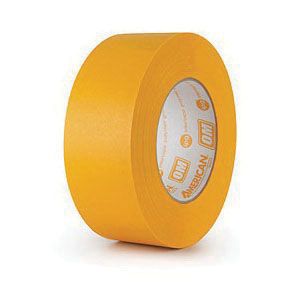 American® Orange Mask™ OM3655 High Temperature Premium Grade Masking Tape, 54.8 m x 36 mm, 7.1 mil THK
