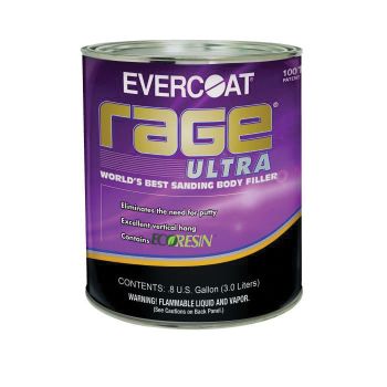 EVERCOAT® Rage® Ultra 100125 Body Filler, 1 gal Can, Light Gray, Paste