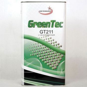 GreenTec GT2115L Premium 2.1 VOC Automotive Clearcoat, 5 L Drum, Gloss, 2:1:1 Mixing