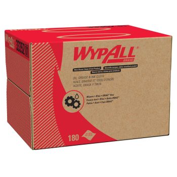 WypAll® 33352 Brag Box Cloth, 16.8 x 12.1 in, 180, Polypropylene, Blue, 1 Plys