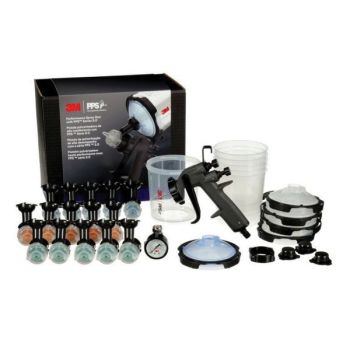 3M™ 26778 Performance Spray Gun System with PPS 2.0, 1.2 to 2 mm Nozzle Size, 145 psi, 13 scfm