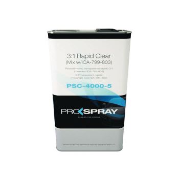 PROSPRAY® PSC-4000-5 Clear Coat, 5 L, High Solids Content, 3:1 Mixing