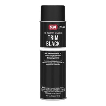 Trim Black 39143 Trim Paint, 20 oz Aerosol Can, Black