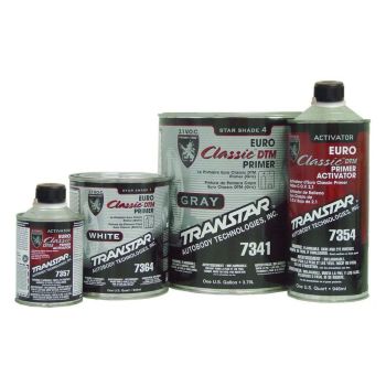 TRANSTAR® Euro Classic™ 7341 DTM Primer, 1 gal Can, Gray, 4:1 or 4:1:1 Mixing