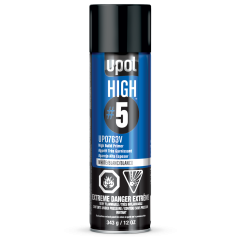 U-POL® HIGH#5™ UP0763V High Build Primer, 450 mL Aerosol Can, White, 21.5 sq-ft Coverage