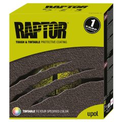 U-POL® 0821G National Rule Raptor Kit, 1 gal, Tintable, 125 sq-ft Coverage