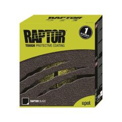 U-POL® RAPTOR® UP0820 National Rule Raptor Kit, Black, 3:1 Mixing, 125 sq-ft Coverage, National Rule