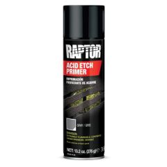 U-POL® RAPTOR® UP5023 1K Acid Etch Primer, 13.2 oz Aerosol Can, Gray, Liquid, 48.4 sq-ft Coverage