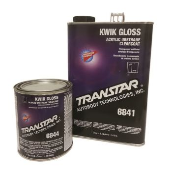 TRANSTAR® Kwik 6841 Acrylic Urethane Clearcoat, 1 gal Can, Gloss, 4:1 Mixing