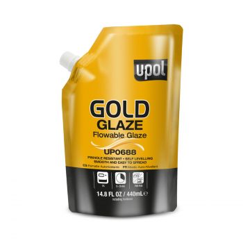 U-POL® GOLD™ UP0688 Flowable Glaze, 440 mL Filler Bag, Liquid