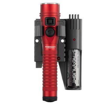 1200 Lumen Strion 2020 Flashlight - 120V/100VAC/12V DC PiggyBack - Red