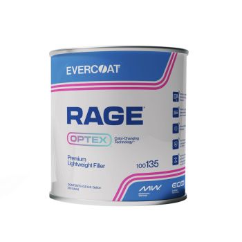 EVERCOAT® Rage® OPTEX™ 100135 Ultra Premium Body Filler, 1 gal Can, Pink, Liquid