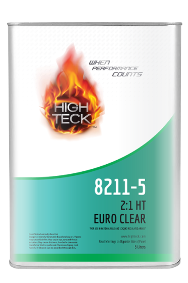 High Teck (5l) Euro Clear - 2:1 Mix Ratio - National Rule&SCAQMD- Water White - 8211-5