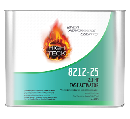 High Teck (2.5l) Euro Clear - 2:1 Mix Ratio - National Rule&SCAQMD - Fast Act. - 8212-25