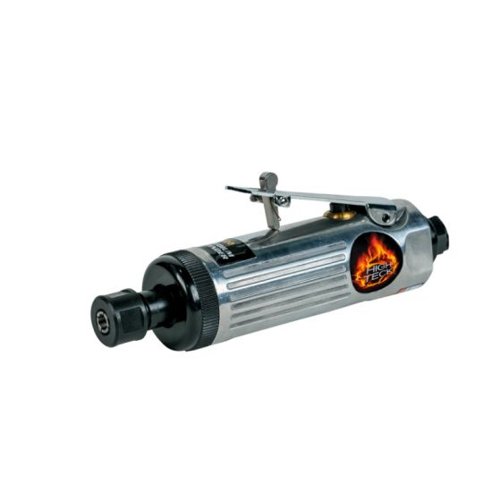 High Teck T120 Medium Die Grinder, 1/4 In Collet, 6.75 In L, 1/2 Hp, 22000 Rpm, 90 To 120 Psi - HIT120