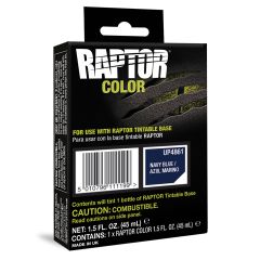 U-POL&reg; RAPTOR&reg; UP4861 Raptor Color, 1.5 fl-oz Pouch, Navy Blue, 3:1 Mixing, 30 sq-ft Coverage