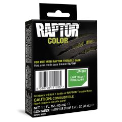U-POL&reg; RAPTOR&reg; UP4862 Raptor Color, 1.5 fl-oz Pouch, Light Green, 3:1 Mixing, 30 sq-ft Coverage