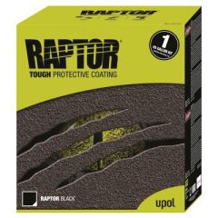 U-POL&reg; RAPTOR&reg; UP4807 National Rule Raptor Kit, 1 gal Bottle, White, 3:1 Mixing, 125 sq-ft Coverage