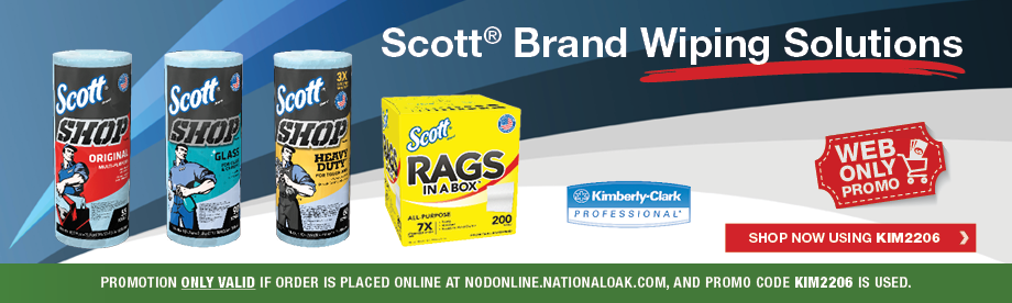 Save on Scott Wiping Solutions from Kimberly-Clark